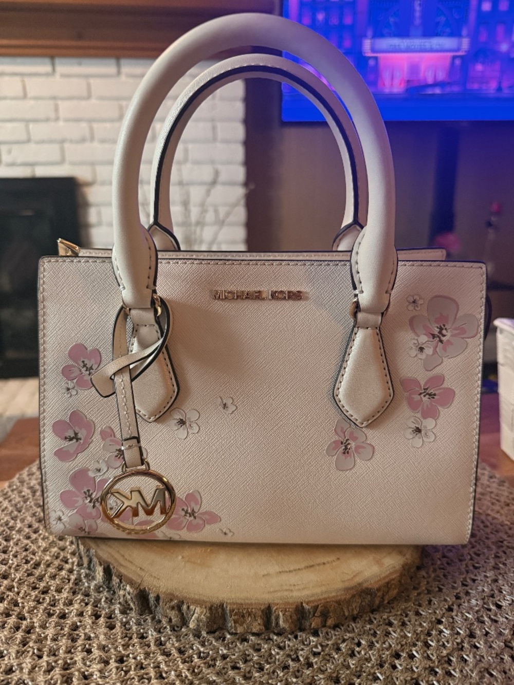 Marilyn Medium Saffiano Leather Satchel